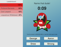 Screenshot of 'Name that dude!'